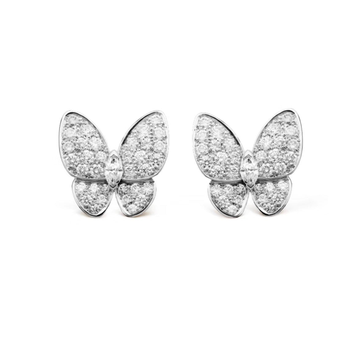 [ORA]BUTTERFLY ALL DIAMOND EARRINGS