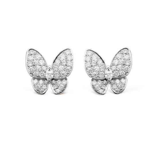 [ORA]BUTTERFLY ALL DIAMOND EARRINGS