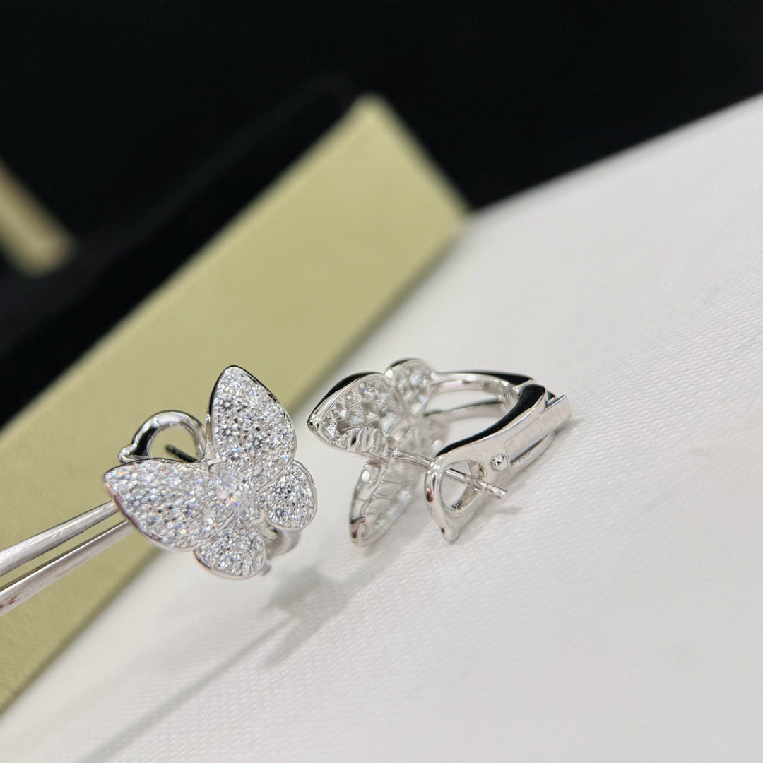 [ORA]BUTTERFLY ALL DIAMOND EARRINGS