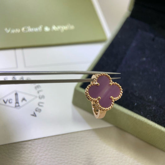 [ORA]CLOVER  PURPLE VIOLET RING