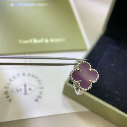 [ORA]CLOVER  LILA VIOLETT RING