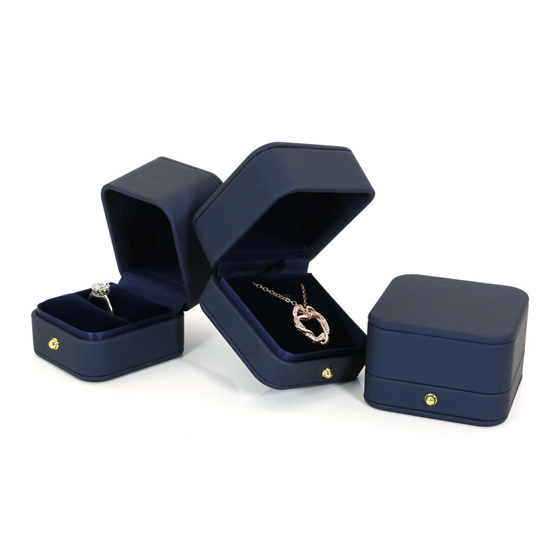 HIGH-GRADE PU LEATHER JEWELRY GIFT BOX??_O LOGO)