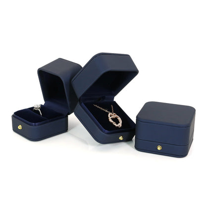 HIGH-GRADE PU LEATHER JEWELRY GIFT BOX??_O LOGO)