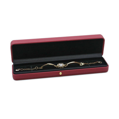 HIGH-GRADE PU LEATHER JEWELRY GIFT BOX??_O LOGO)