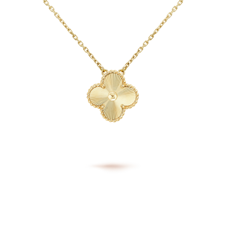 [ORA]CLOVER 15MM LASER NECKLACE