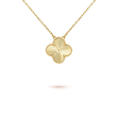 [ORA]CLOVER 15MM LASER NECKLACE