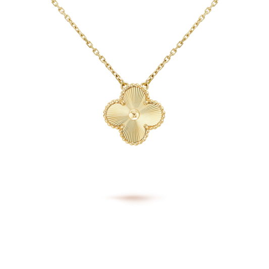 [ORA]CLOVER 15MM LASER NECKLACE