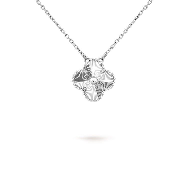 [ORA]CLOVER 15MM NECKLACE SILVER COLLECTION