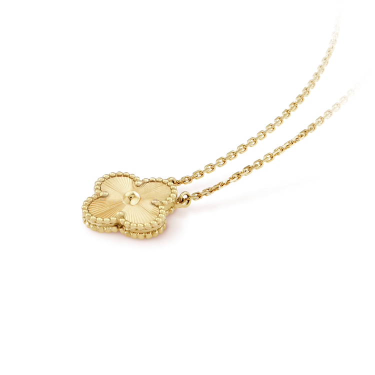 [ORA]CLOVER 15MM LASER NECKLACE