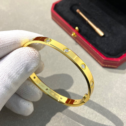 [ORA]LOVE BRACELET 6.1MM 10 DIAMONDS