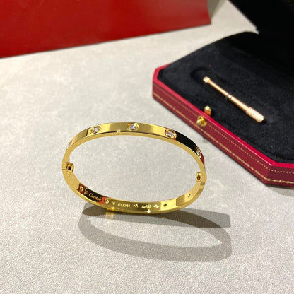 [ORA]LOVE BRACELET 6.1MM 10 DIAMONDS