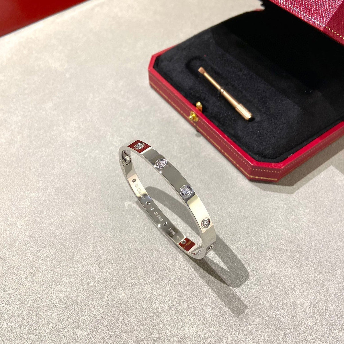 [ORA]LOVE BRACELET 6.1MM 10 DIAMONDS