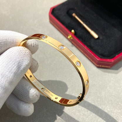 [ORA]LOVE BRACELET 6.1MM 10 DIAMONDS