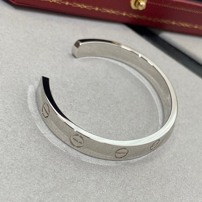 [ORA]LOVE BRACELET 6.1MM 1 DIAMOND OPEN CUFF