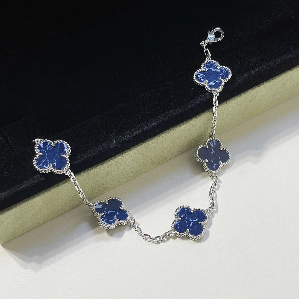 [ORA]CLOVER 5 MOTIF PIETERSITE BRACELET COLLECTION