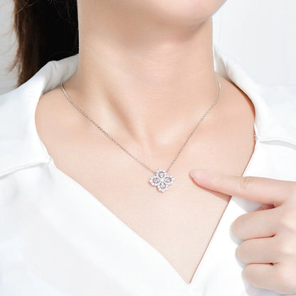 [ORA]LOOP NECKLACE FULL MOTIF DIAMOND 16MM MULTIPLE COLORS