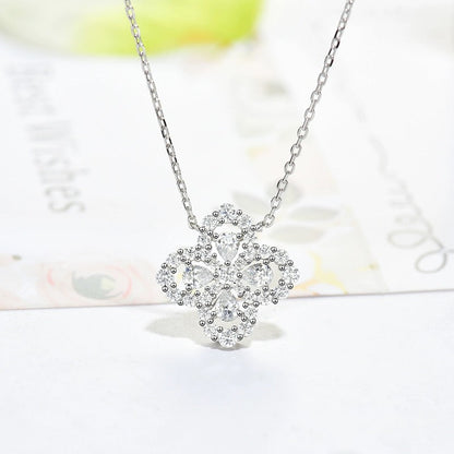 [ORA]LOOP NECKLACE FULL MOTIF DIAMOND 16MM MULTIPLE COLORS