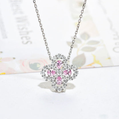 [ORA]LOOP NECKLACE FULL MOTIF DIAMOND 16MM MULTIPLE COLORS