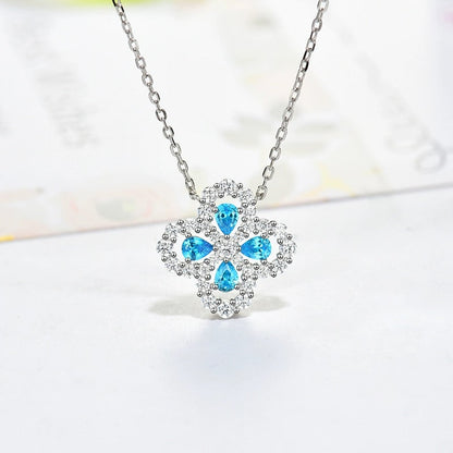 [ORA]LOOP NECKLACE FULL MOTIF DIAMOND 16MM MULTIPLE COLORS