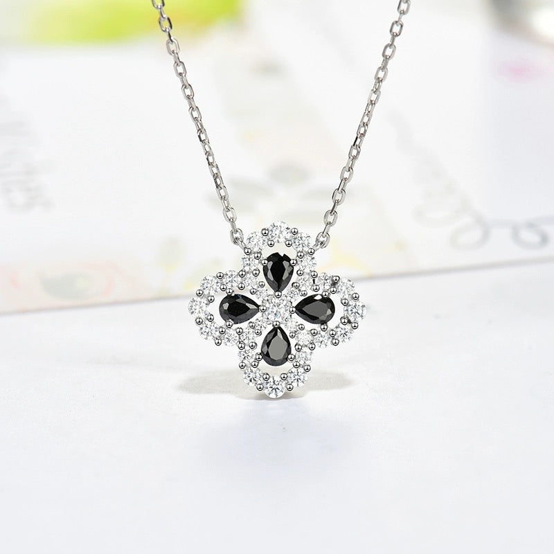 [ORA]LOOP NECKLACE FULL MOTIF DIAMOND 16MM MULTIPLE COLORS