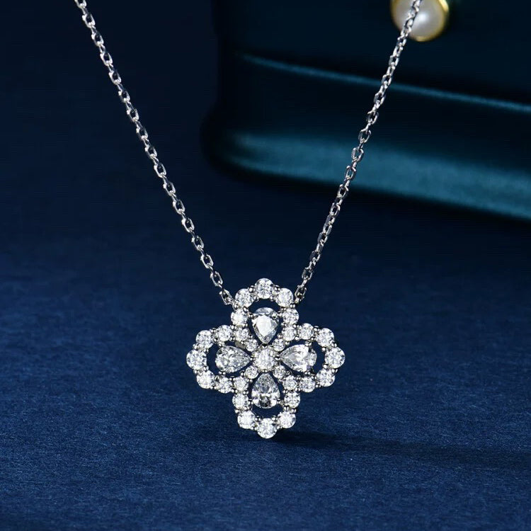[ORA]LOOP NECKLACE FULL MOTIF DIAMOND 16MM MULTIPLE COLORS