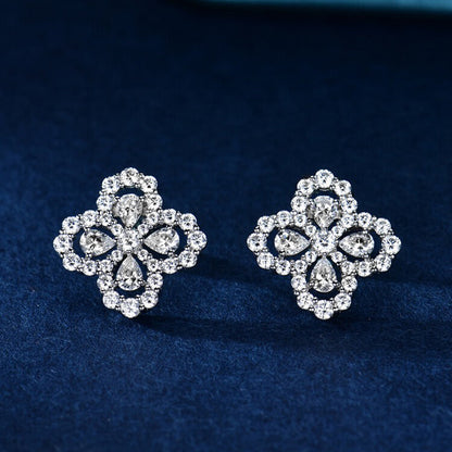 [ORA]LOOP EARRINGS FULL MOTIF DIAMOND 16MM