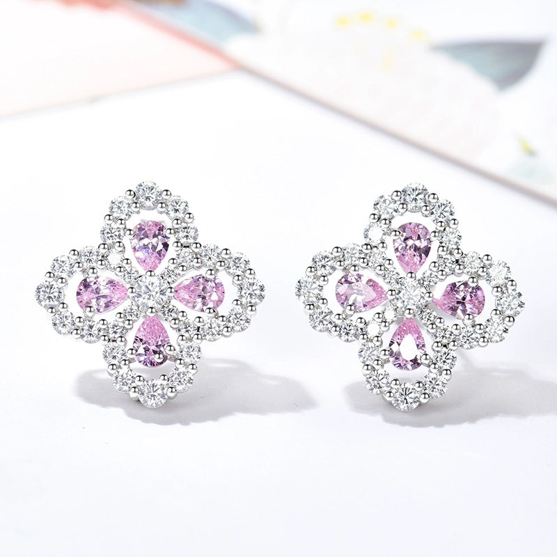 [ORA]LOOP EARRINGS FULL MOTIF DIAMOND 16MM