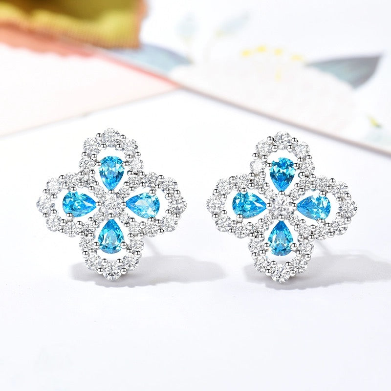 [ORA]LOOP EARRINGS FULL MOTIF DIAMOND 16MM