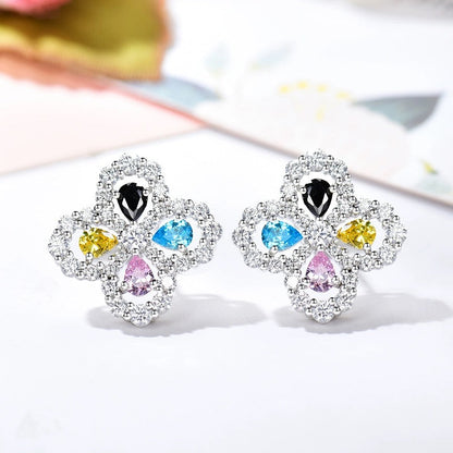 [ORA]LOOP EARRINGS FULL MOTIF DIAMOND 16MM