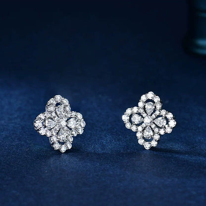 [ORA]LOOP EARRINGS FULL MOTIF DIAMOND 16MM