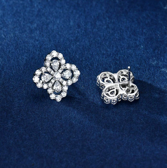 [ORA]LOOP EARRINGS FULL MOTIF DIAMOND 16MM