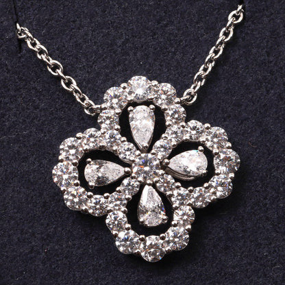 [ORA]LOOP NECKLACE FULL MOTIF DIAMOND 16MM MULTIPLE COLORS