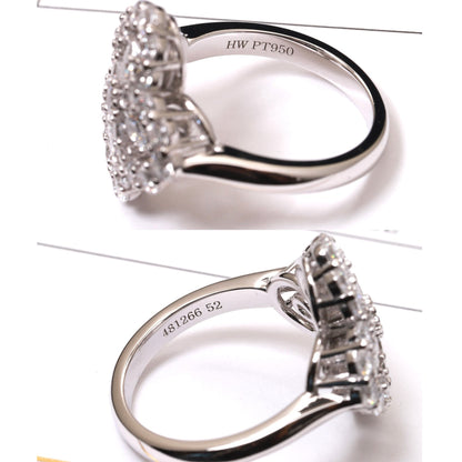 [ORA]LOOP RING FULL MOTIF DIAMANT 16MM SILBER