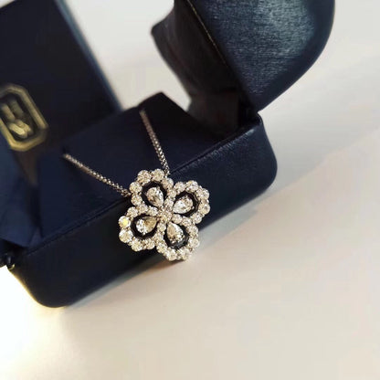 [ORA]LOOP NECKLACE FULL MOTIF DIAMOND 16MM MULTIPLE COLORS