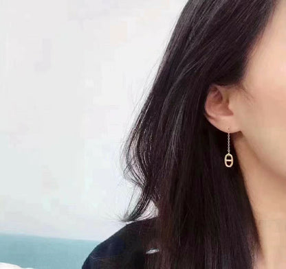 [ORA]CHAINE TASSEL EARRINGS