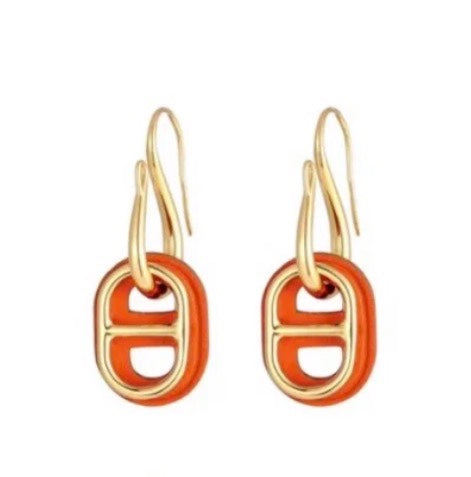 [ORA]HM O'MAILLON GOLD EARRINGS