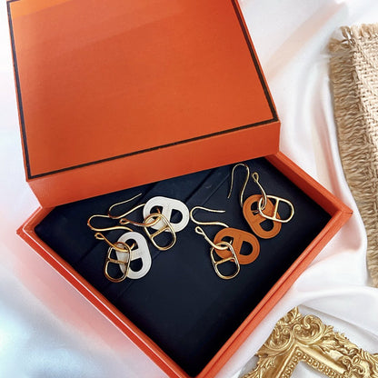 [ORA]HM O'MAILLON GOLD EARRINGS