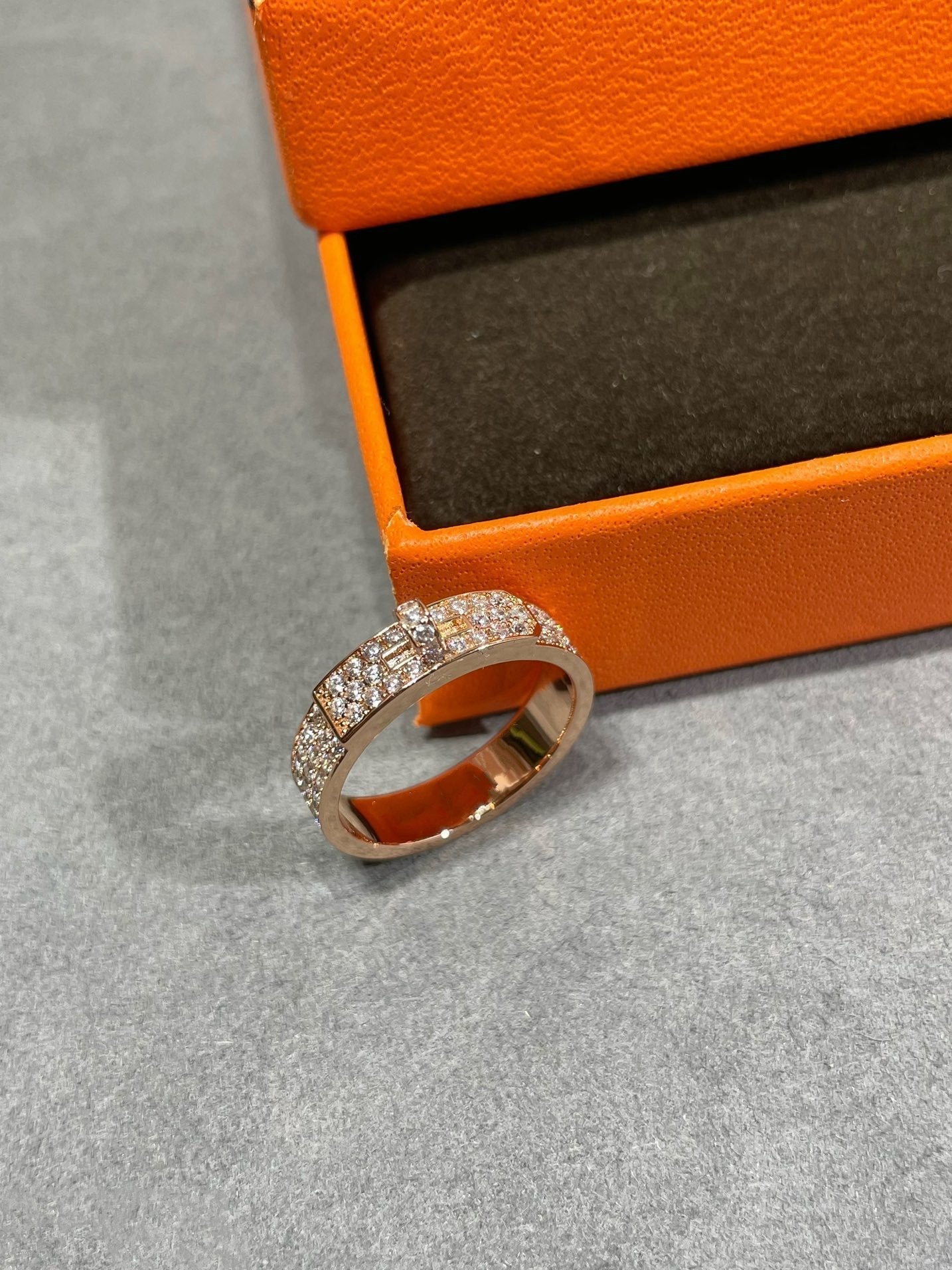 [ORA]KELLY PINK GOLD DIAMOND RING