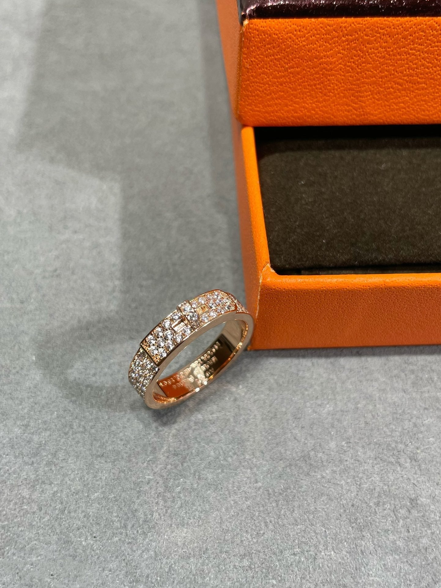 [ORA]KELLY PINK GOLD DIAMOND RING
