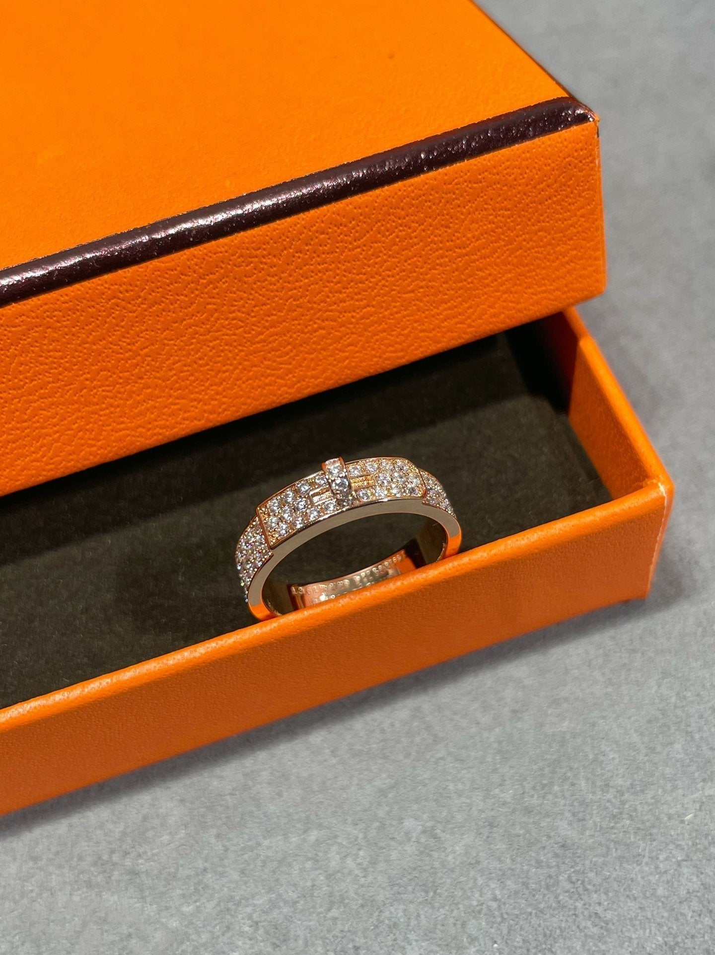[ORA]KELLY PINK GOLD DIAMOND RING