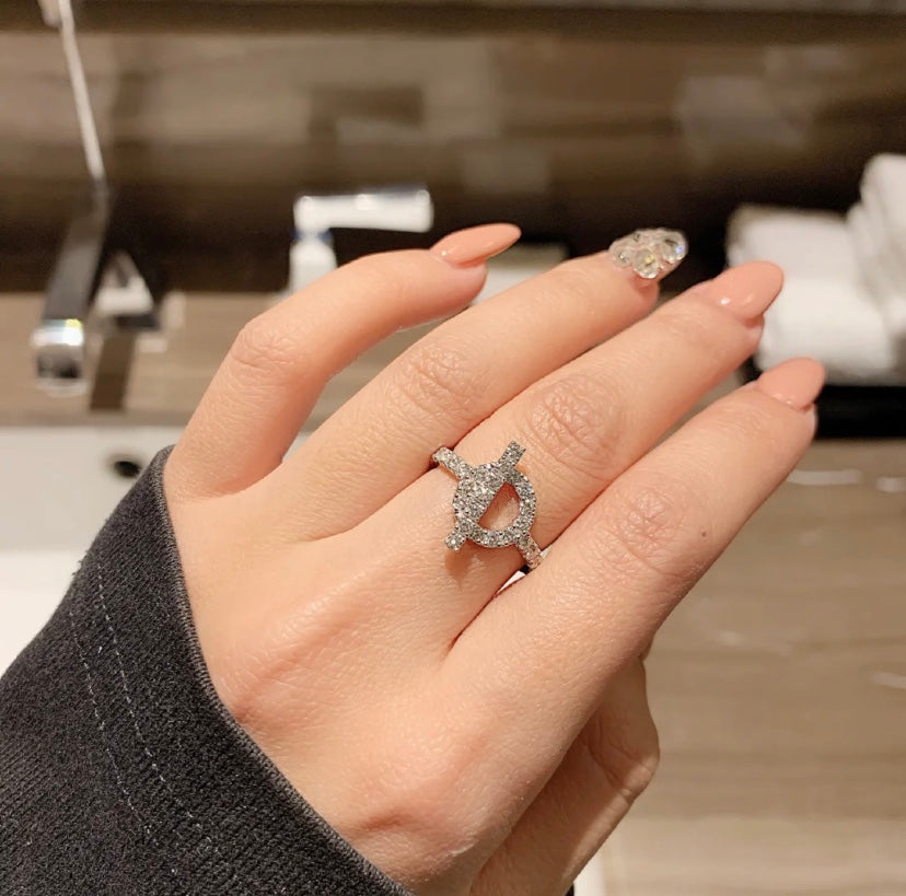 [ORA]ECHAPPEE RING SILVER DIAMOND
