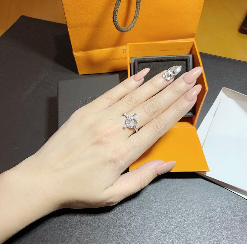 [ORA]ECHAPPEE RING SILVER DIAMOND