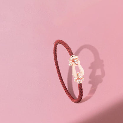 [ORA]FORCE 10 HALF DIAMOND PINK GOLD RED CORDERI LARGE AND MEDIUM MODEL