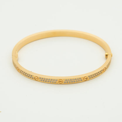 [ORA]LOVE BRACELET 3.65MM DIAMOND-PAVED