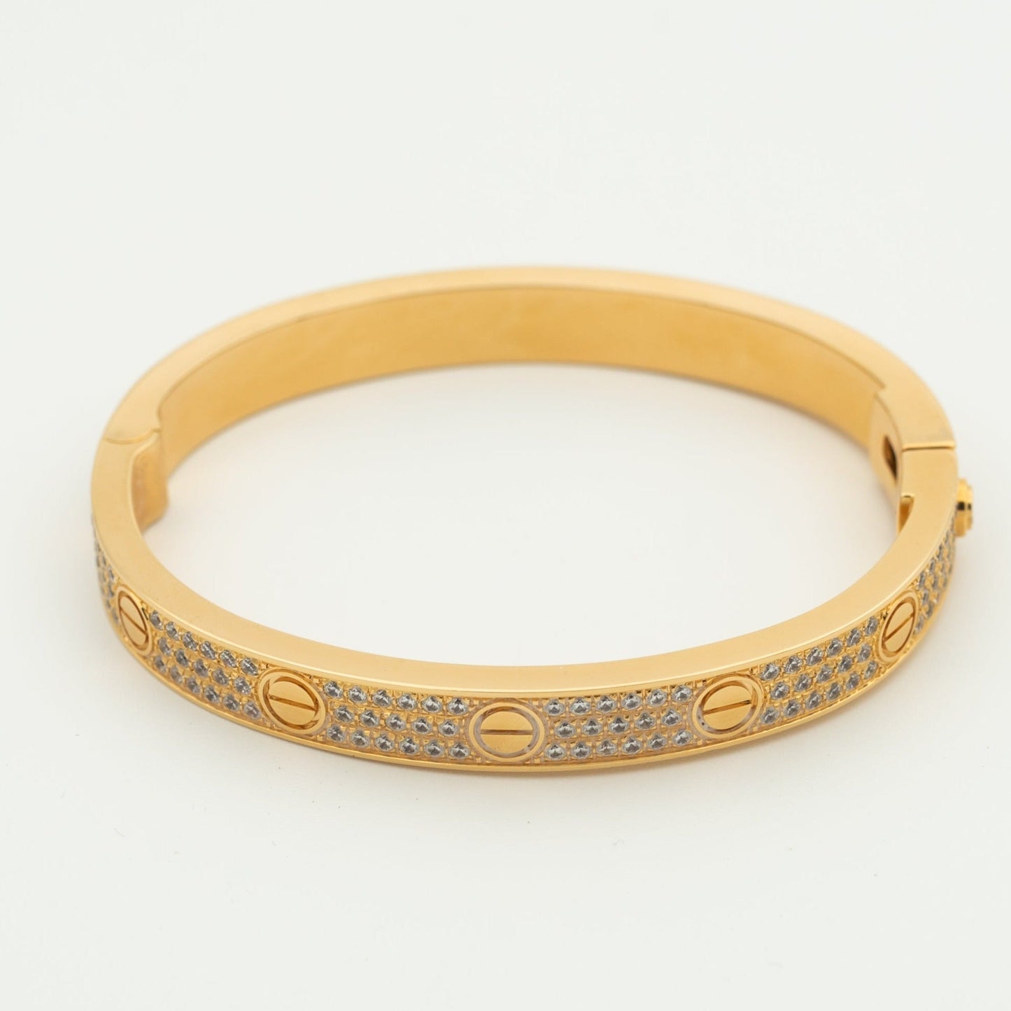 [ORA]LOVE BRACELET 6.1MM DIAMOND-PAVED