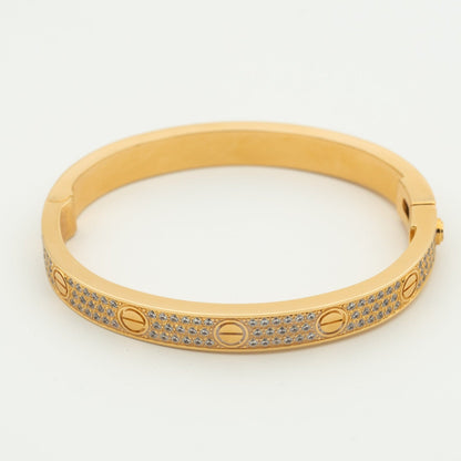 [ORA]LOVE BRACELET 6.1MM DIAMOND-PAVED