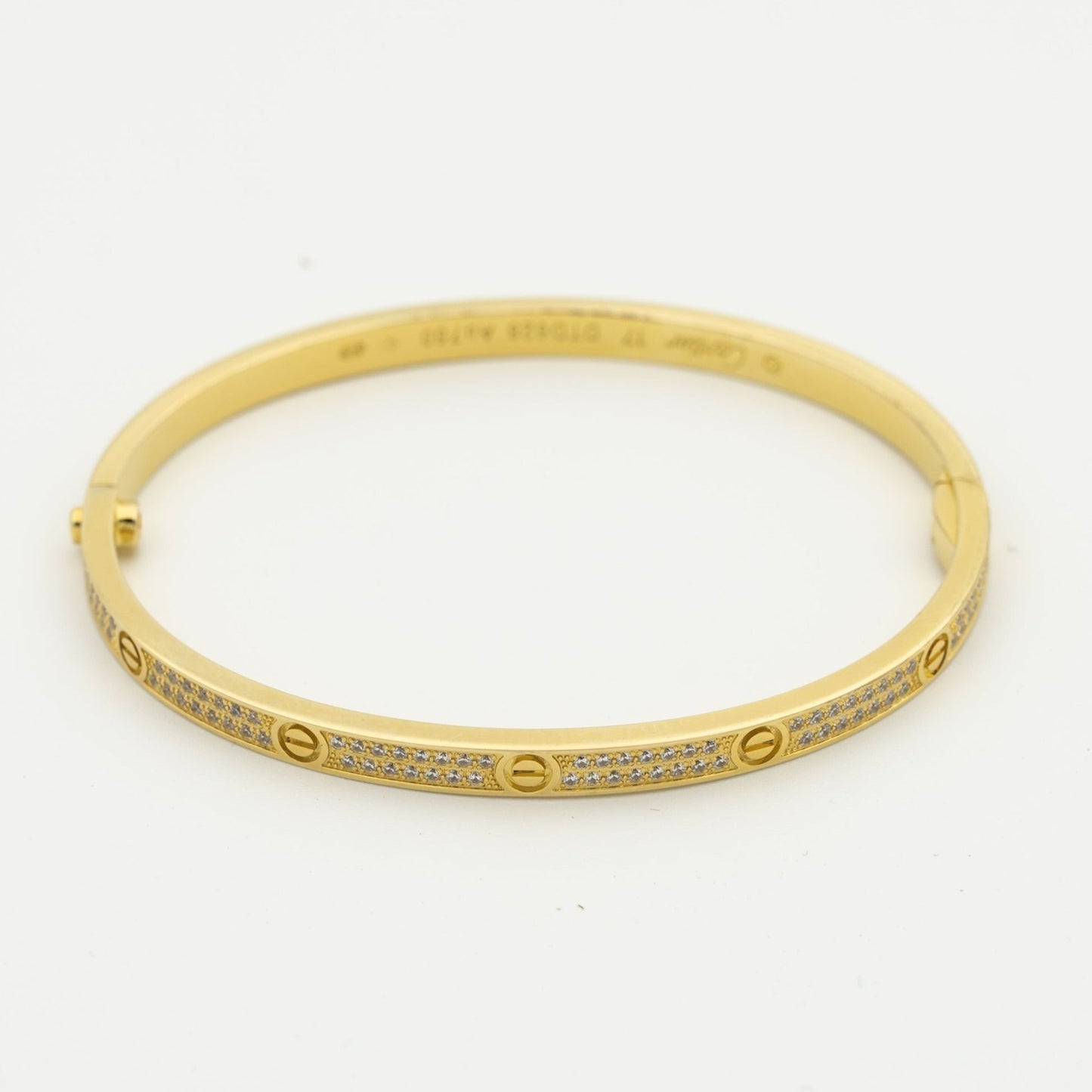 [ORA]LOVE BRACELET 3.65MM DIAMOND-PAVED