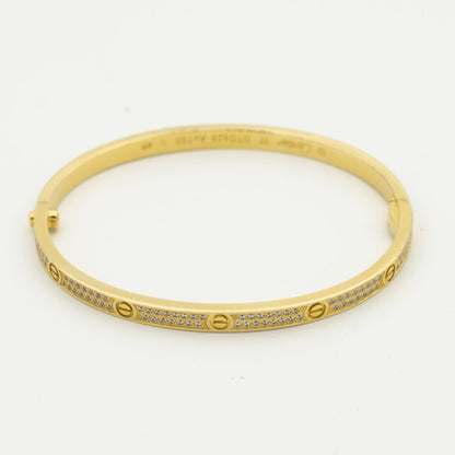 [ORA]LOVE BRACELET 3.65MM DIAMOND-PAVED