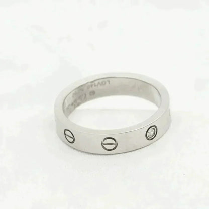 [ORA]LOVE RING 4MM 1 DIAMOND SILVER