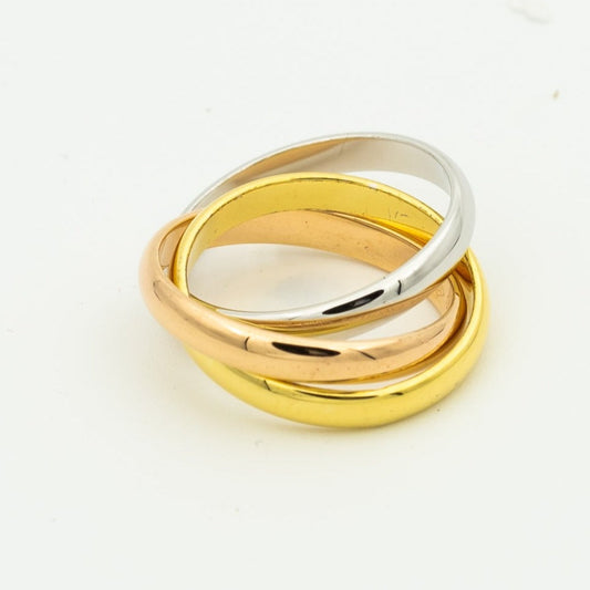 [ORA]TRINITY RING GOLD PINK GOLD SILVER